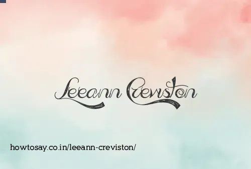 Leeann Creviston