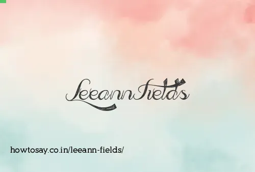 Leeann Fields