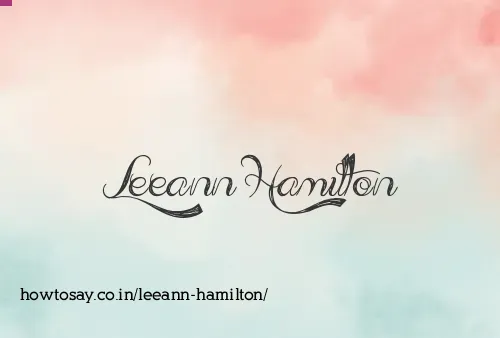 Leeann Hamilton