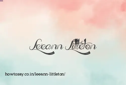 Leeann Littleton