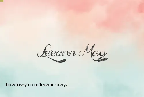 Leeann May