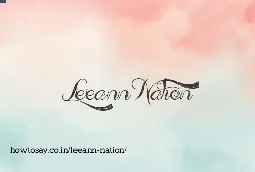 Leeann Nation