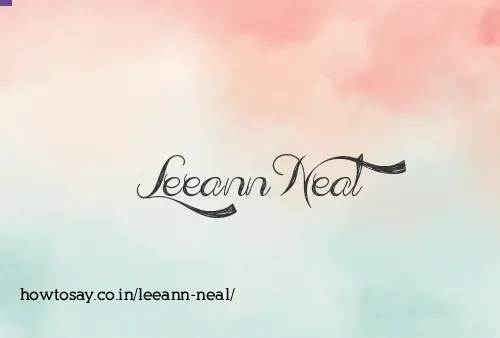 Leeann Neal