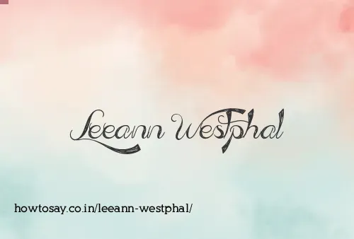 Leeann Westphal