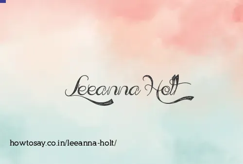 Leeanna Holt