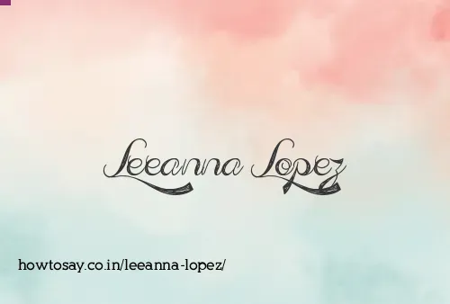 Leeanna Lopez