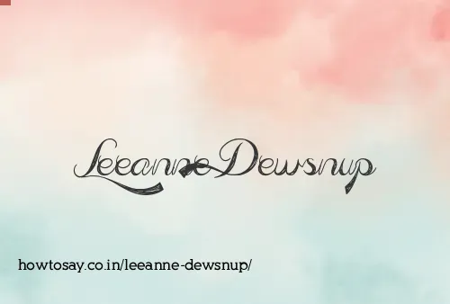 Leeanne Dewsnup
