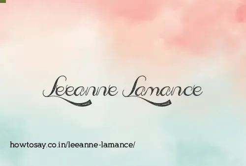 Leeanne Lamance