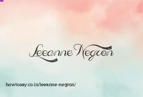 Leeanne Negron