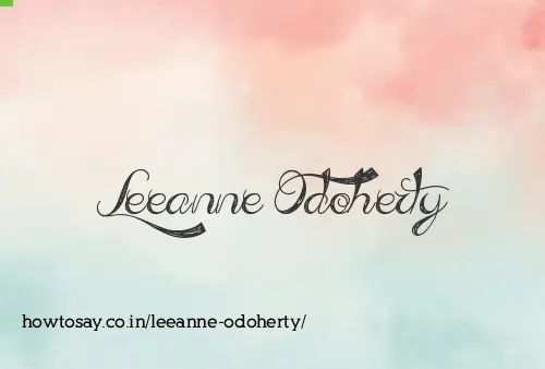 Leeanne Odoherty