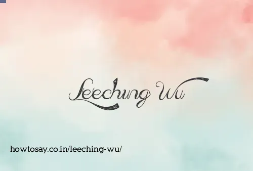 Leeching Wu