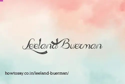 Leeland Buerman