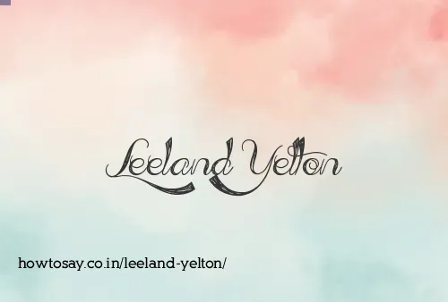 Leeland Yelton