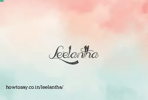 Leelantha