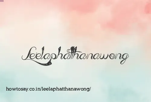 Leelaphatthanawong