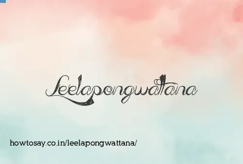 Leelapongwattana