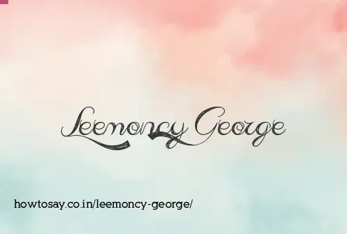 Leemoncy George