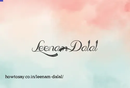 Leenam Dalal