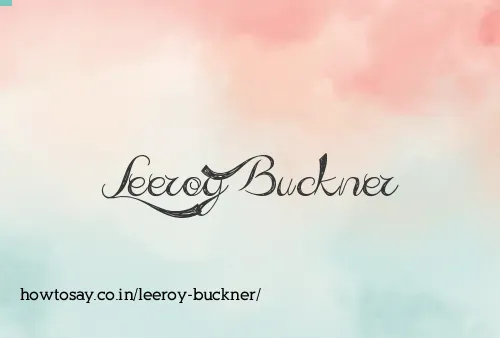 Leeroy Buckner