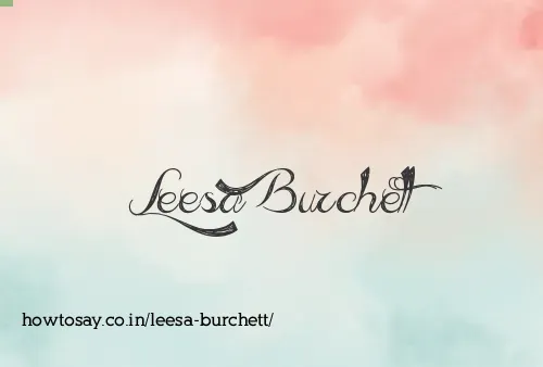 Leesa Burchett