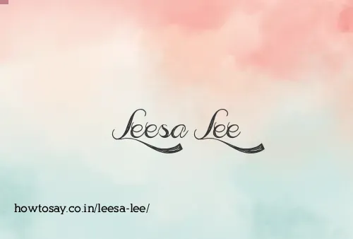 Leesa Lee