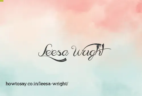 Leesa Wright