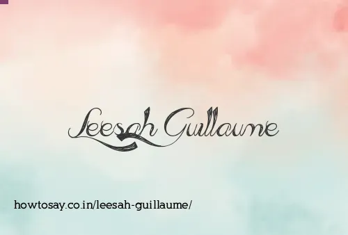 Leesah Guillaume