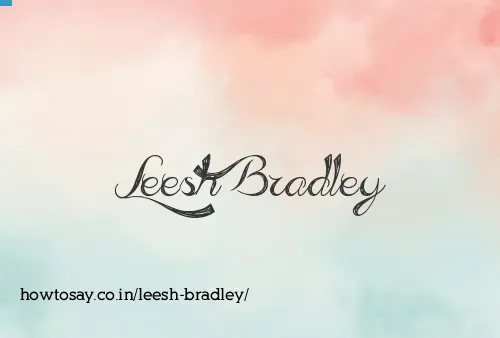 Leesh Bradley