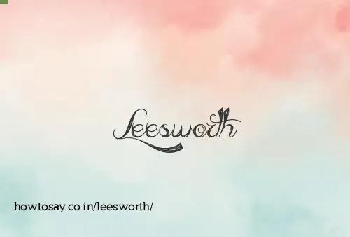 Leesworth