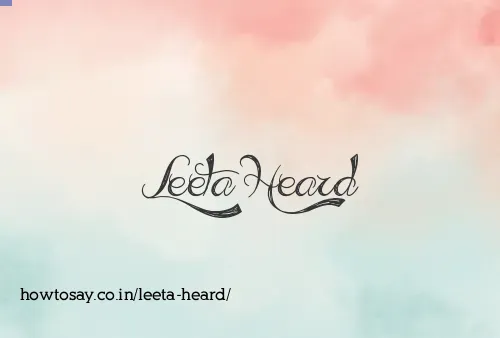 Leeta Heard