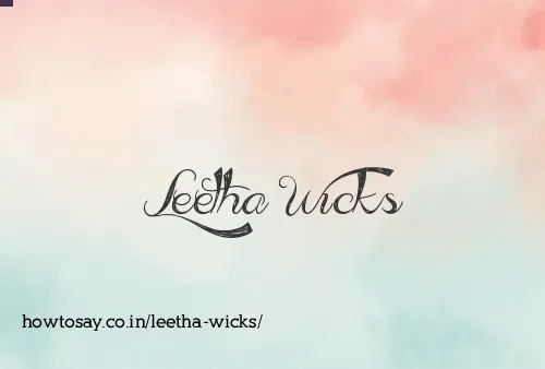 Leetha Wicks