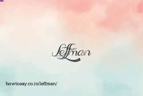 Leffman
