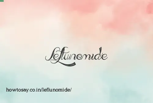 Leflunomide