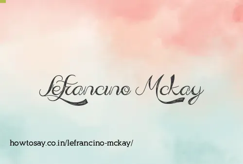 Lefrancino Mckay