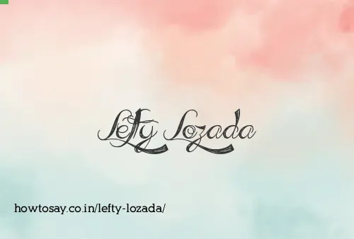 Lefty Lozada