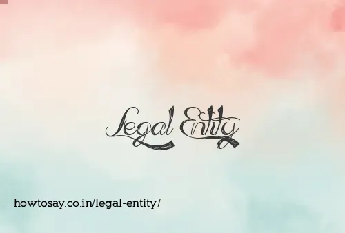 Legal Entity