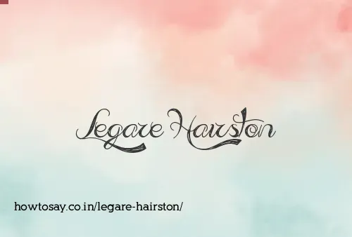 Legare Hairston