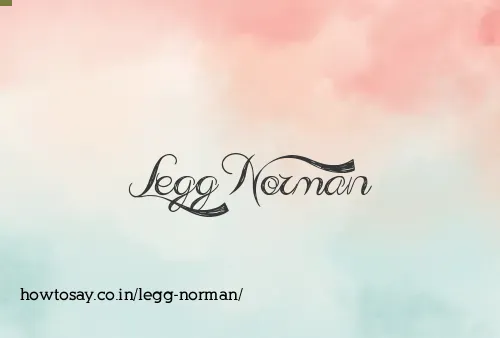 Legg Norman