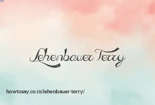 Lehenbauer Terry