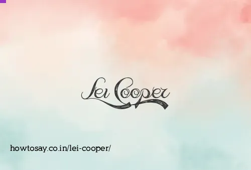 Lei Cooper