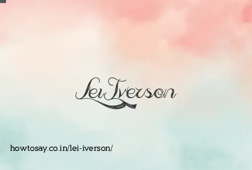 Lei Iverson