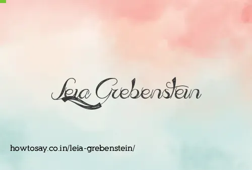 Leia Grebenstein
