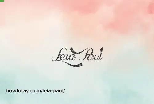 Leia Paul
