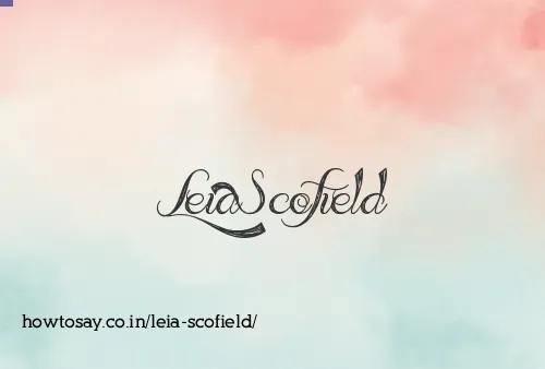 Leia Scofield