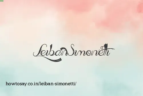 Leiban Simonetti