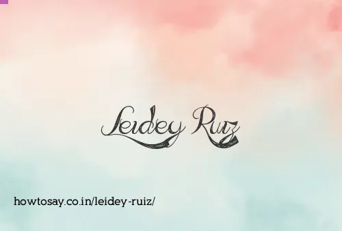 Leidey Ruiz