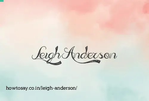 Leigh Anderson