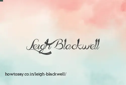 Leigh Blackwell