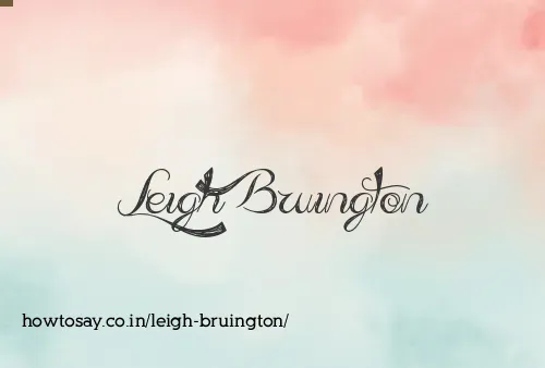 Leigh Bruington