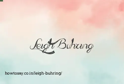 Leigh Buhring